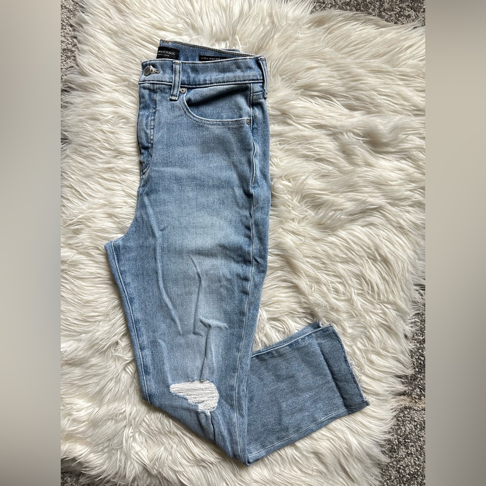 Banana Republic ultra high rise slim jeans